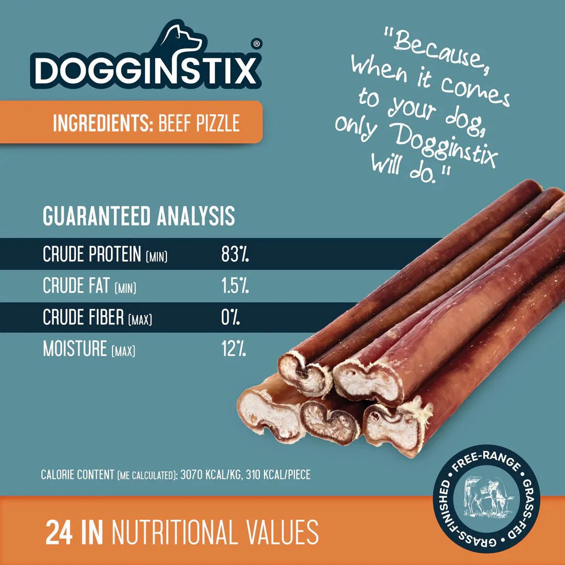 Dogginstix Bully Stick Dog Chew, All-Natural, Grass-Fed Beef, Odor-Free - Image 27