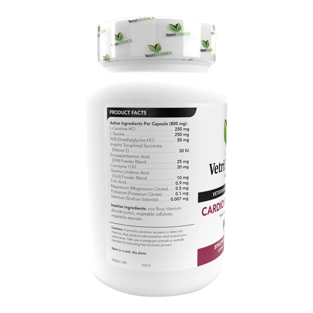 Cardio-Strength Heart Support Formula for Cats & Dogs, 90 Caps - Image 2