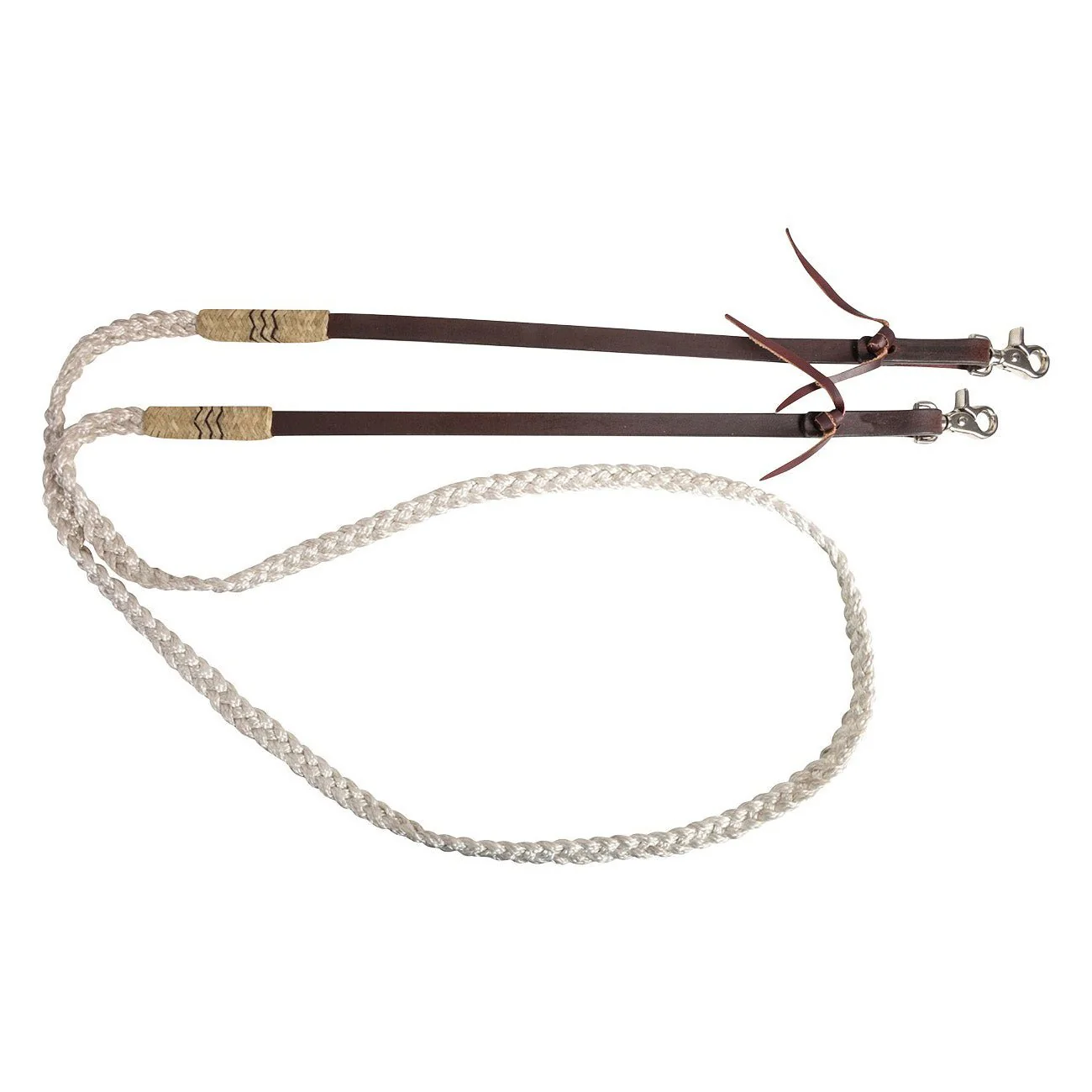 Cashel Flat Braid Leather Rein - Image 3