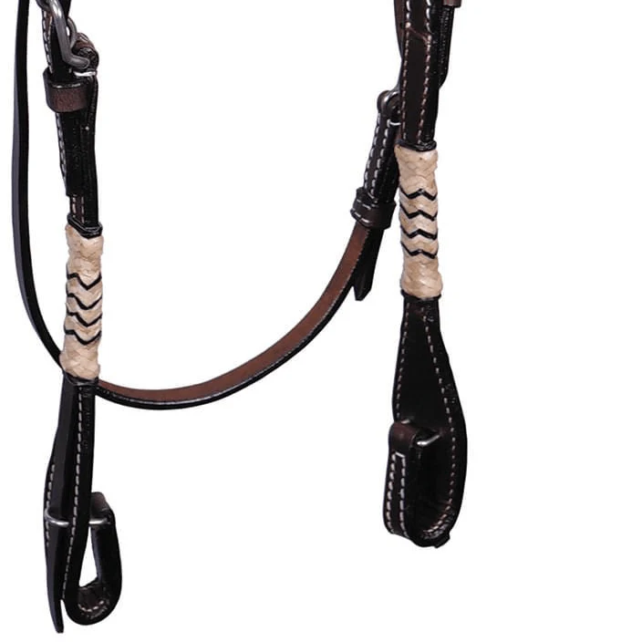 Buffalo Leather Chaparral Browband Headstall - Image 4