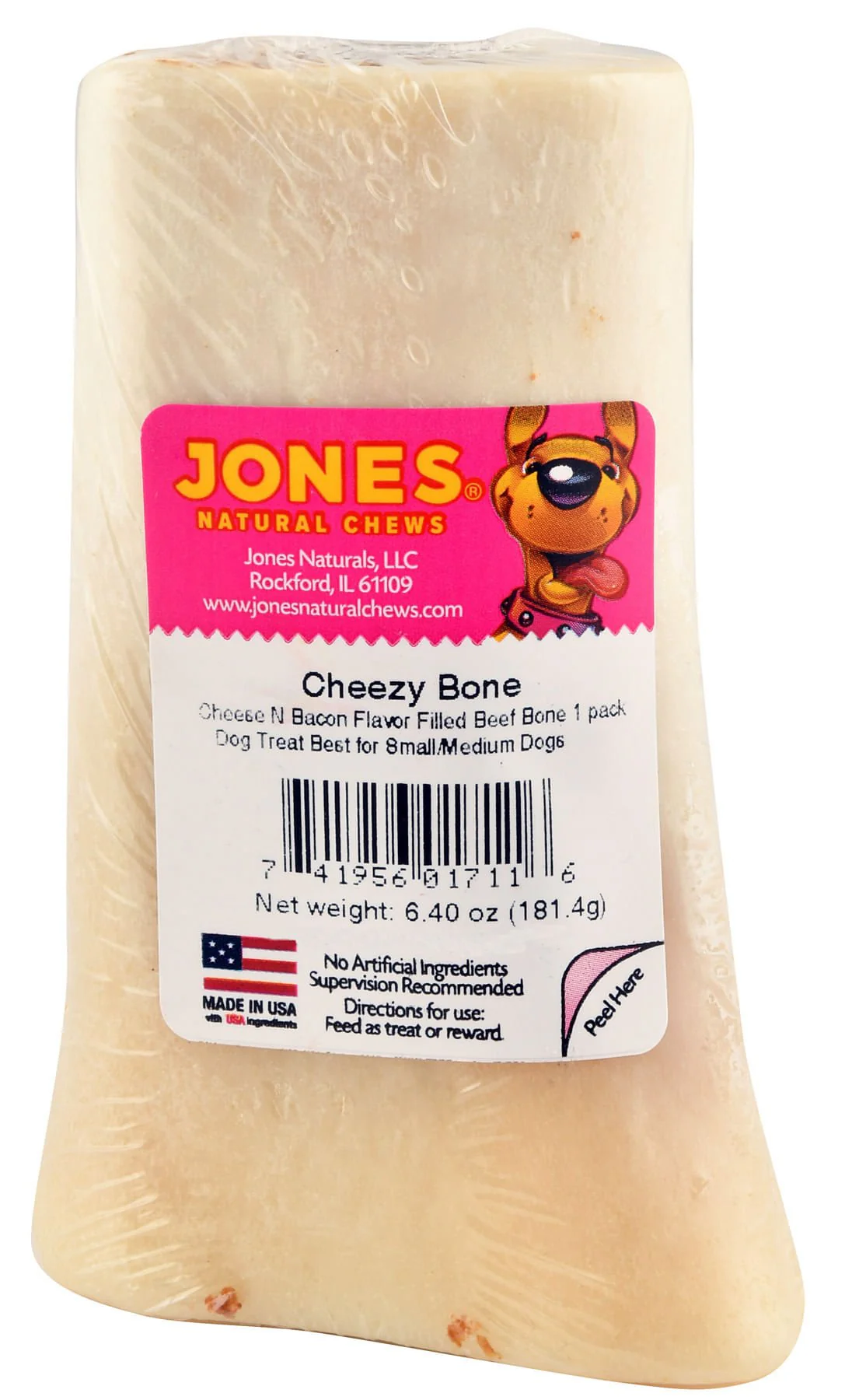Cheezy Bone Dog Treat, Cheese N Bacon Flavor