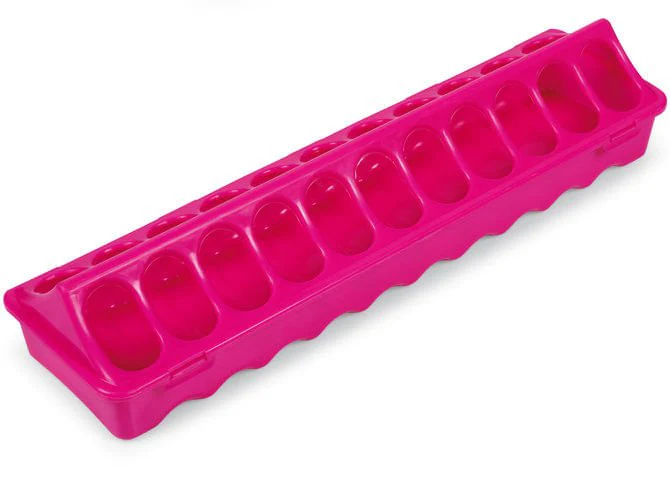 Plastic Ground Chicken Feeder – Chick Feeders, Hinged Lid, Durable Outdoor Poultry Feeder - Image 7