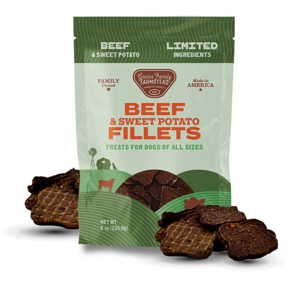 All Natural Meat & Sweet Potato Fillets Dog Treats – Limited Ingredient, Made in USA - Image 12