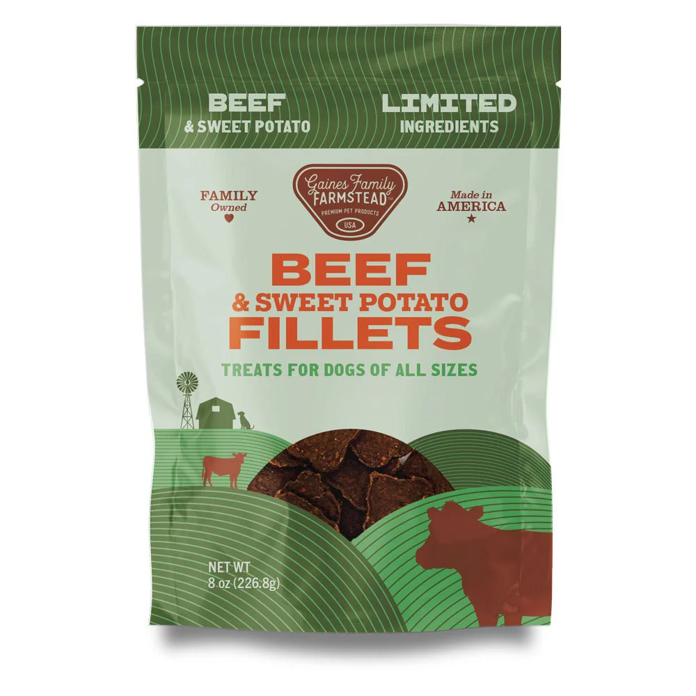 All Natural Meat & Sweet Potato Fillets Dog Treats – Limited Ingredient, Made in USA - Image 14