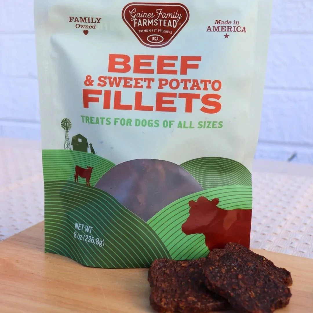 All Natural Meat & Sweet Potato Fillets Dog Treats – Limited Ingredient, Made in USA - Image 15