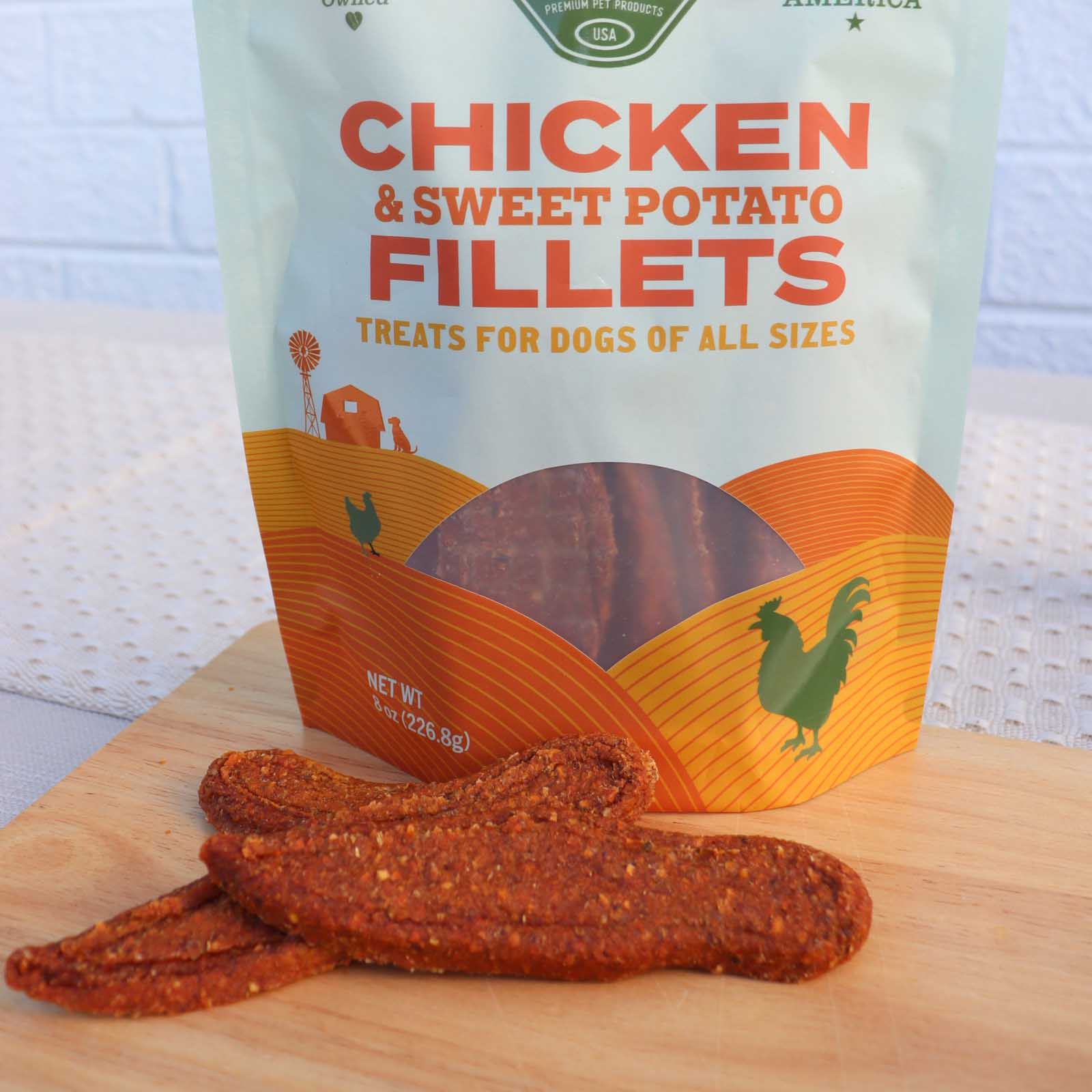 All Natural Meat & Sweet Potato Fillets Dog Treats – Limited Ingredient, Made in USA - Image 4