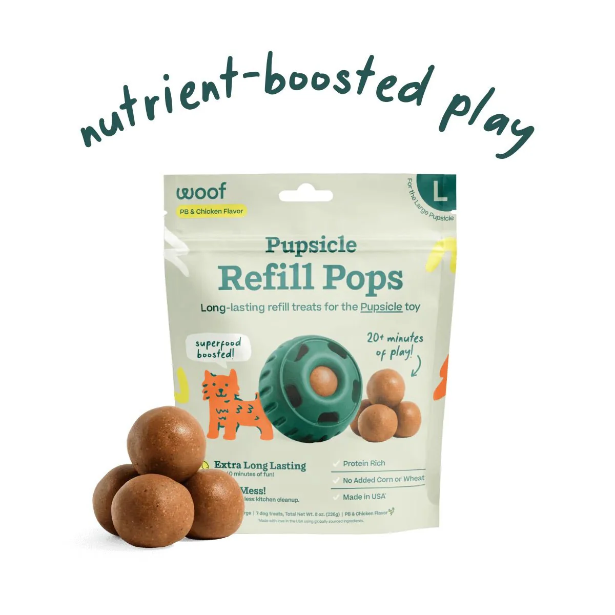 Pupsicle Pops Dog Treat Refills – Natural, Long-Lasting, Made in USA - Image 9