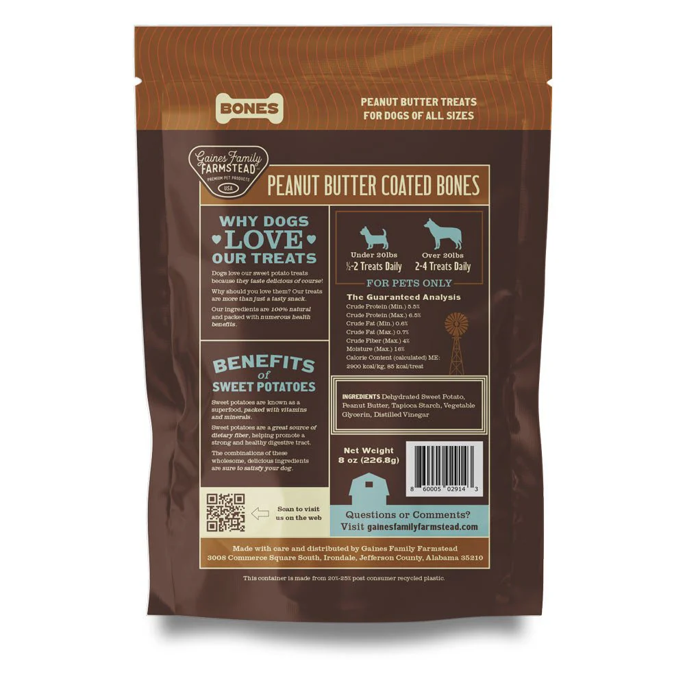 Sweet Potato Bones Dog Treats – All Natural, Limited Ingredient, Oven-Baked, Made in USA - Image 10