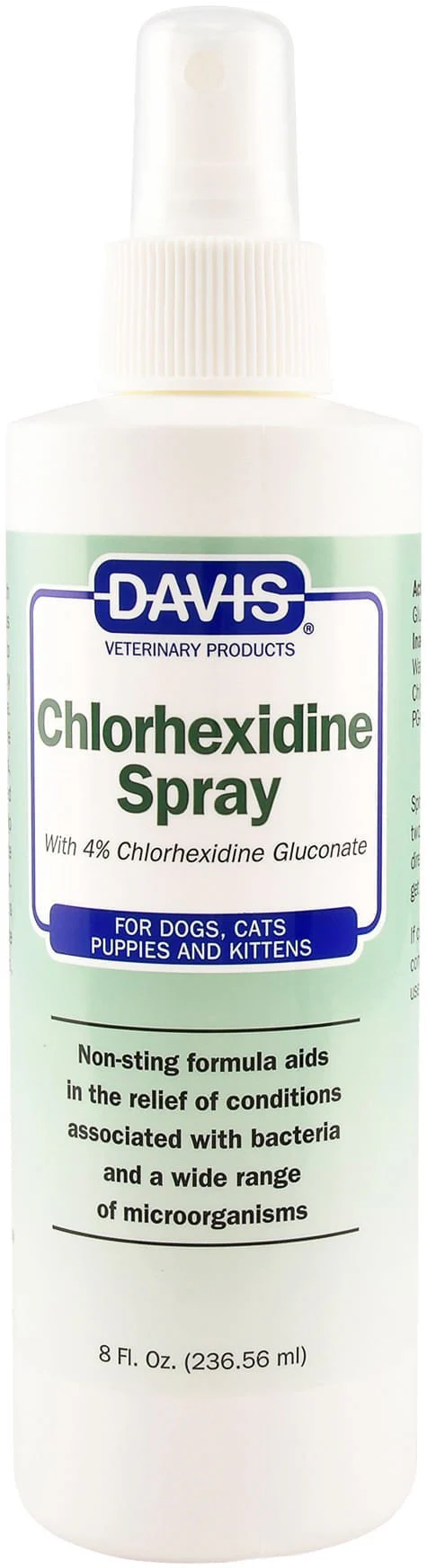 Davis 4% Chlorhexidine Spray for Dogs & Cats