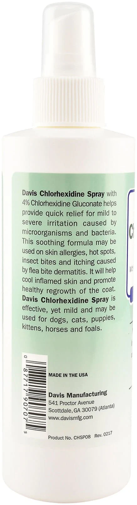 Davis 4% Chlorhexidine Spray for Dogs & Cats - Image 3
