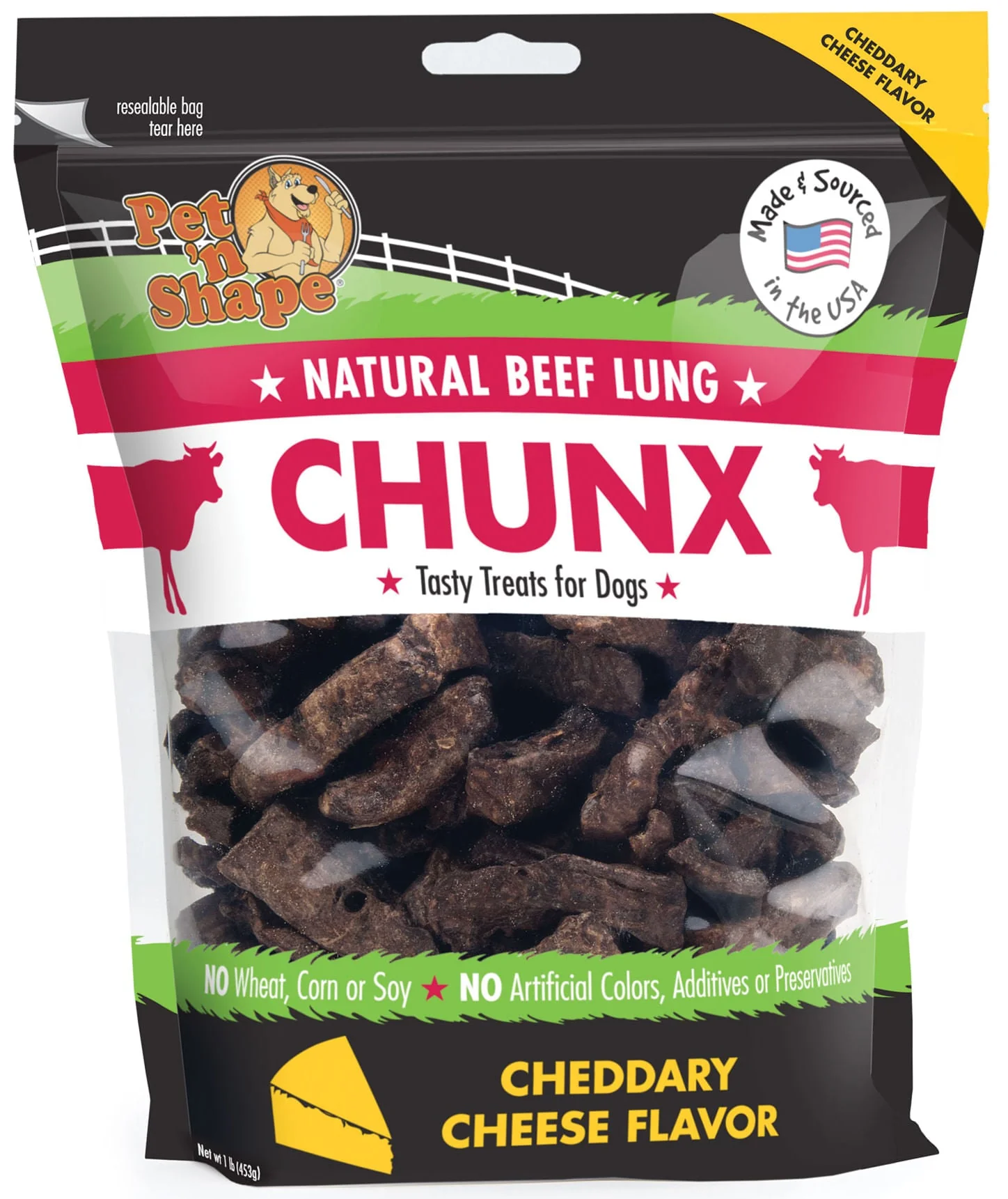 Chunx Bacon Treats for Dogs, 1 lb - Image 4