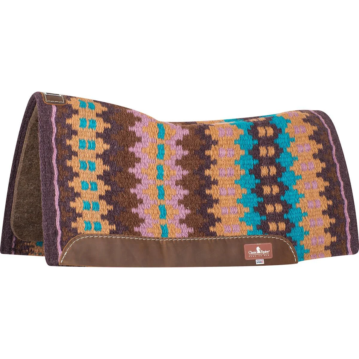 Classic Equine Contour Wool Top Alpaca Saddle Pad - Image 7