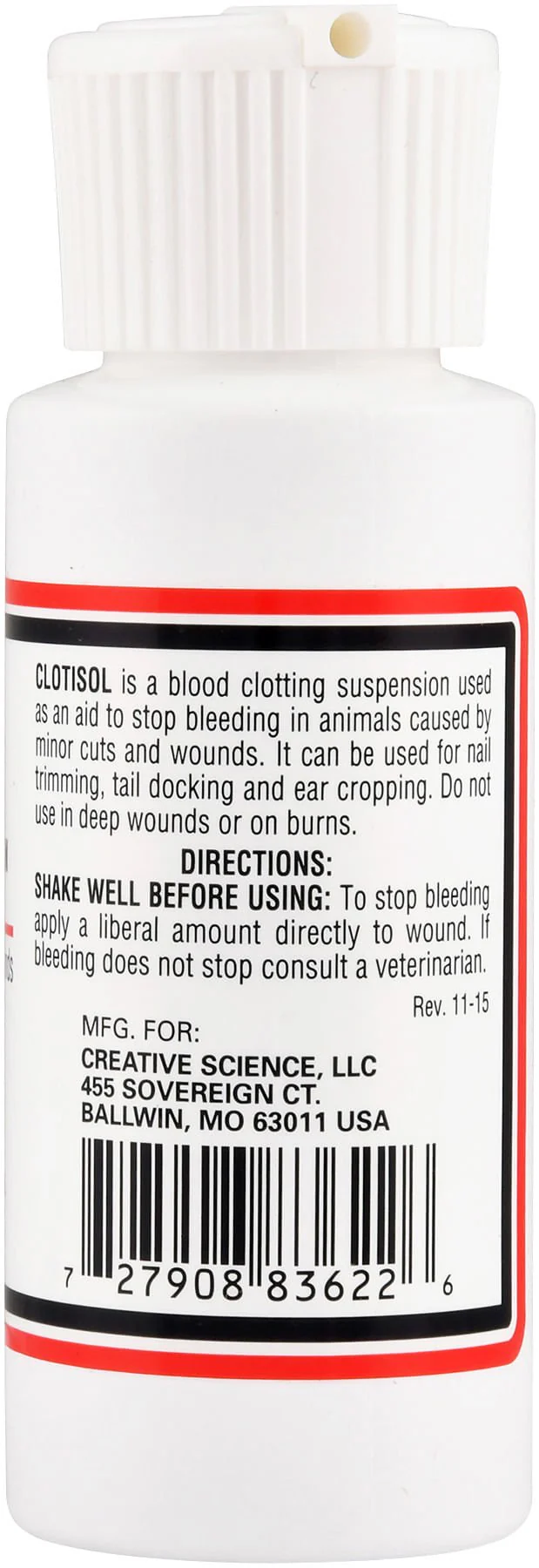 Clotisol Blood Clotting Suspension for Animals - Image 2