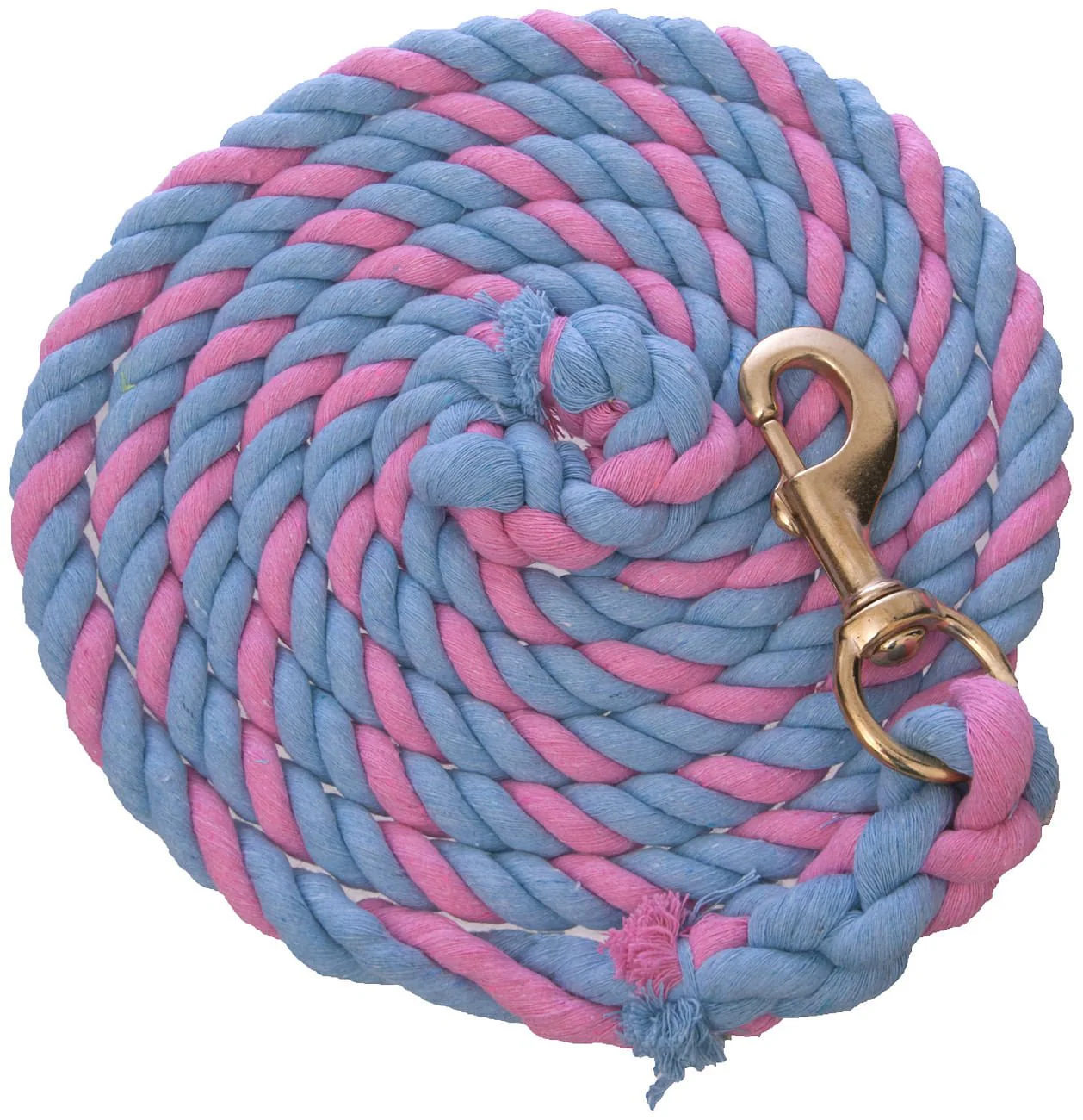 Weaver Colored Cotton Lead Ropes with Solid Brass Bolt Snap, 10' L - Image 15