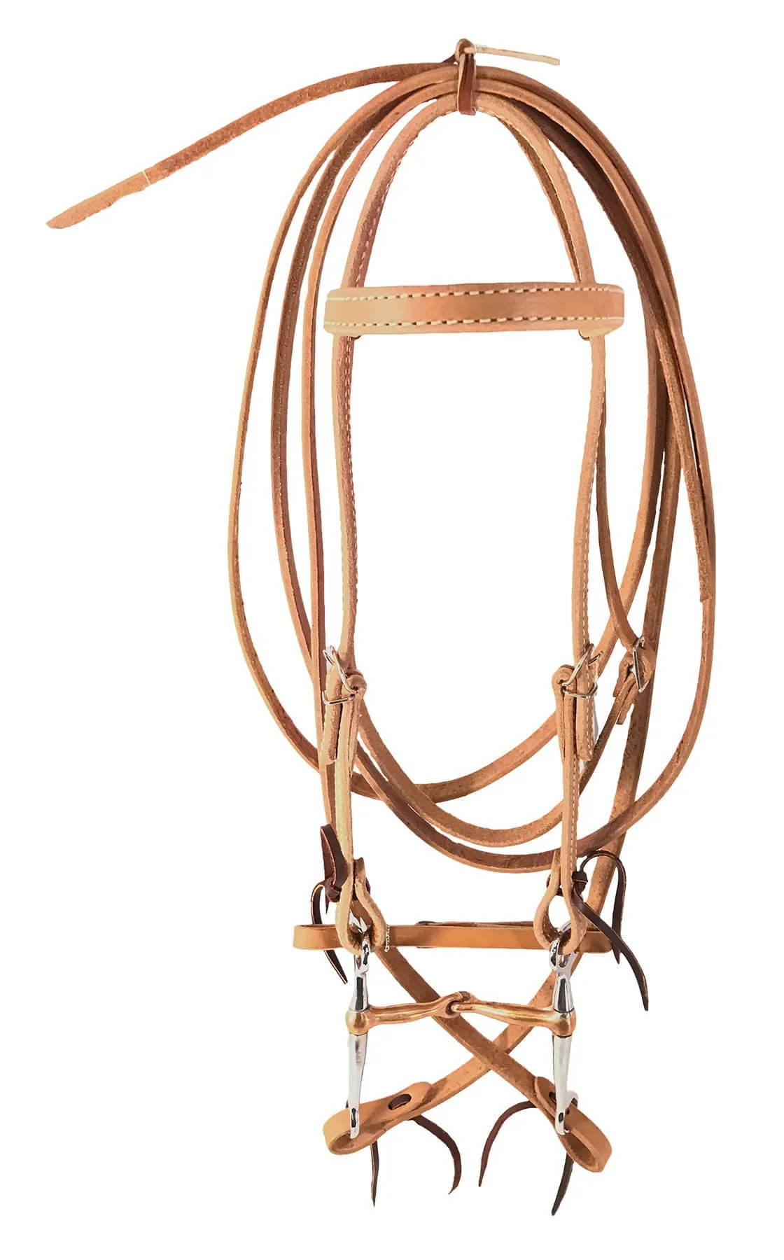 Oxbow Tack Complete Bridle with Copper Tom Thumb