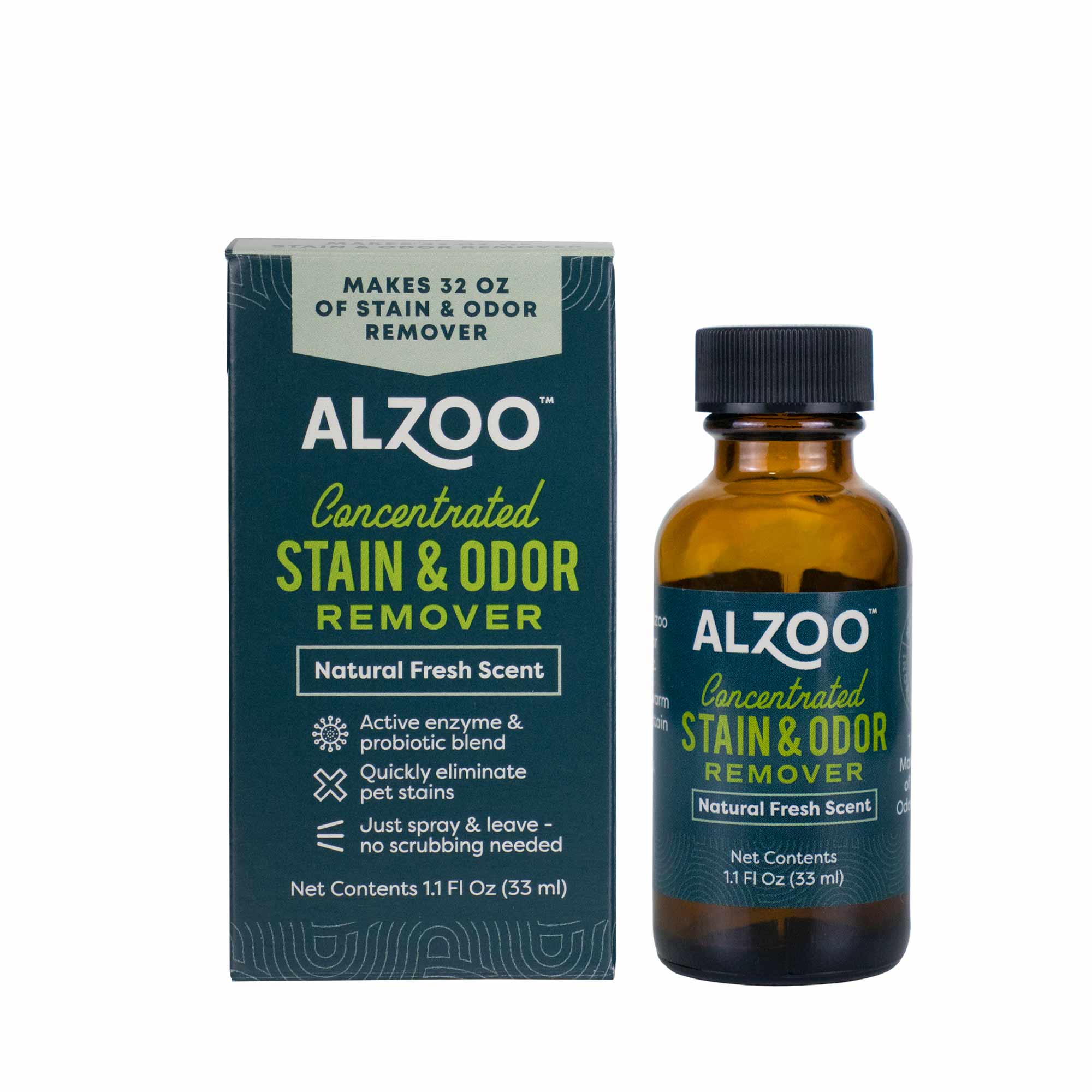 ALZOO Concentrated Enzyme-Based Pet Stain & Odor Remover Kit & Refill - Image 7
