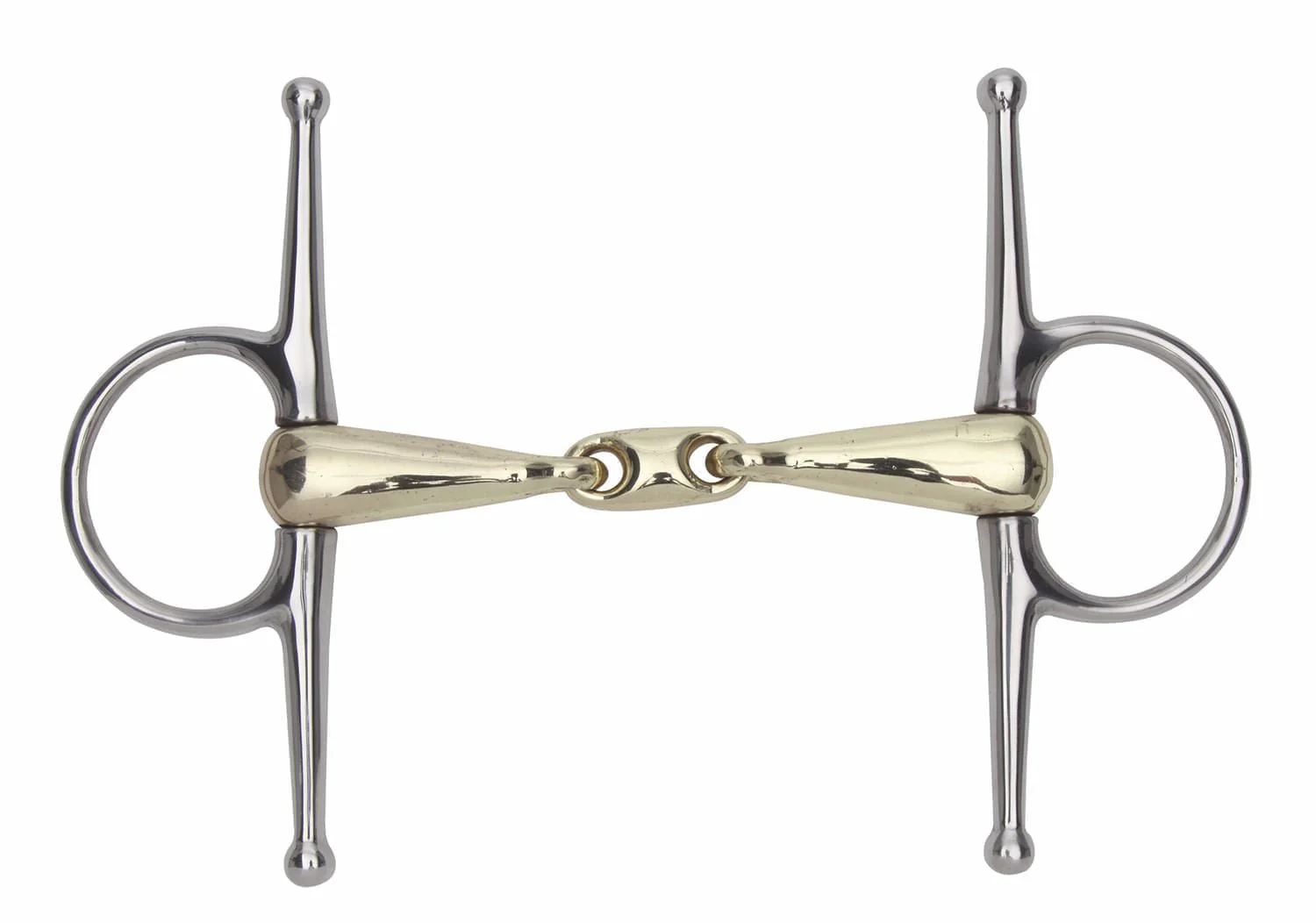 Shires Copper Mouth Full Cheek Snaffle Bit