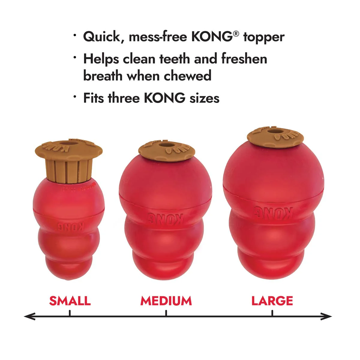 KONG Corkz Lickable Toppers for Dogs – Chicken Flavor, Fits Small, Medium & Large KONGs - Image 4