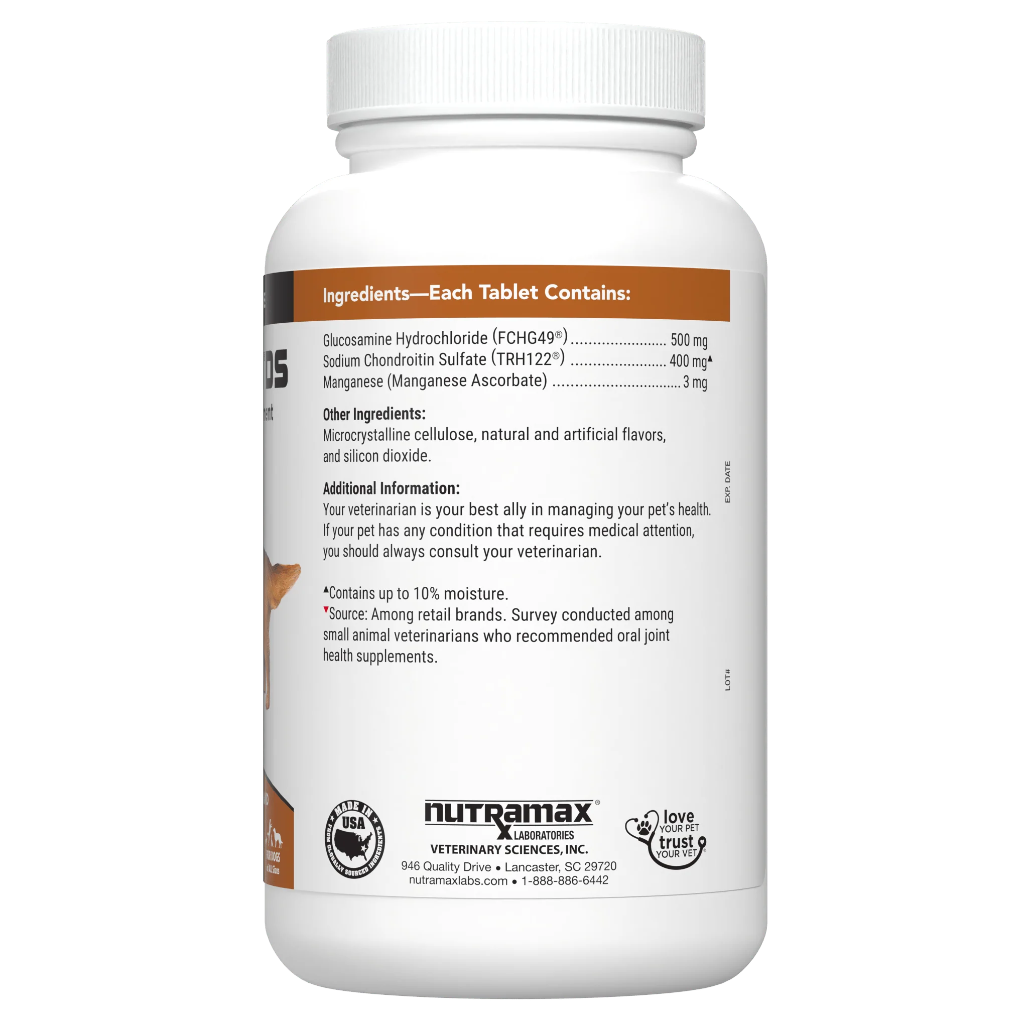 Nutramax Cosequin DS Joint Health with Glucosamine and Chondroitin Supplement for Dogs - Image 2