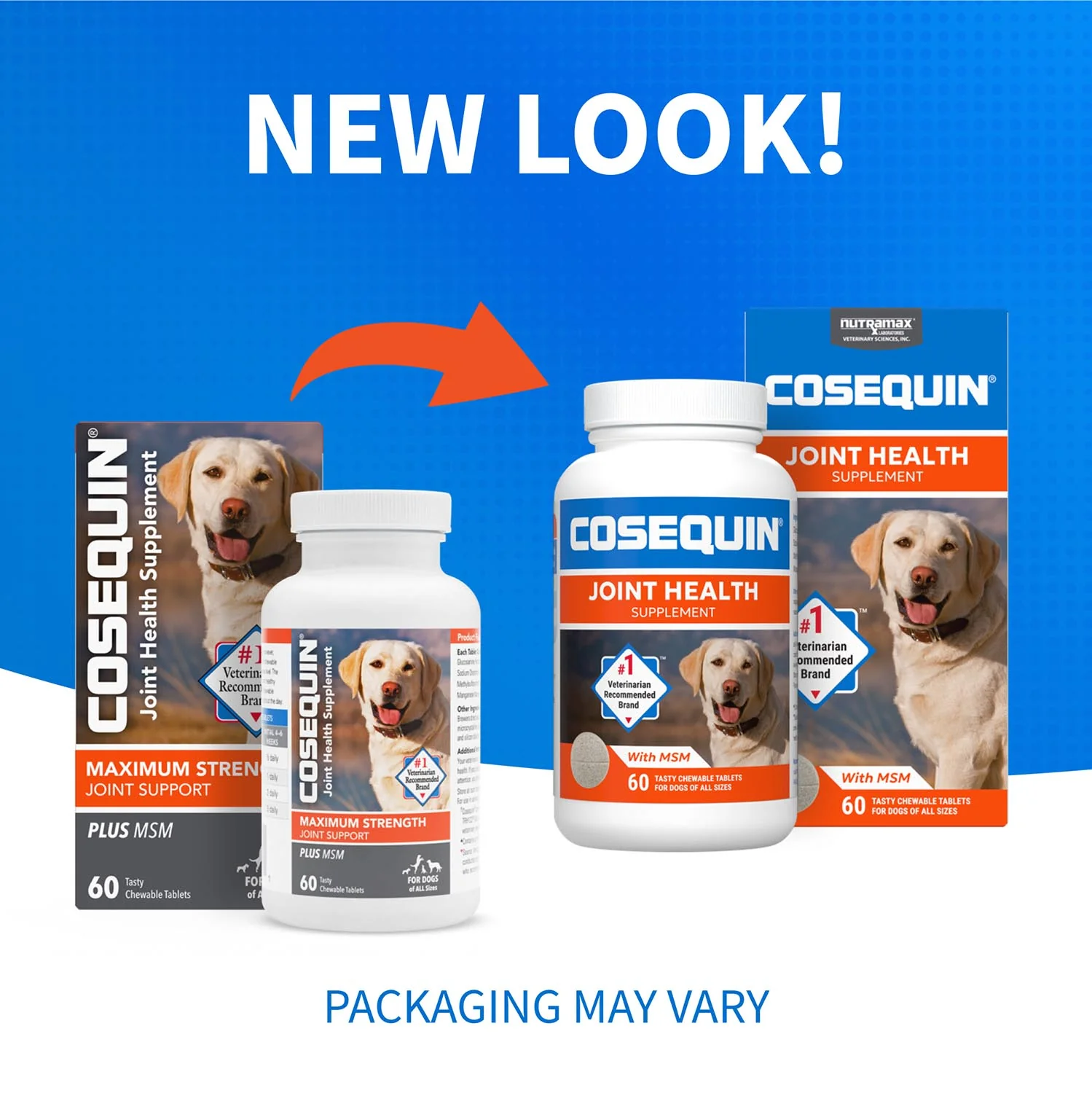 Nutramax Cosequin Maximum Strength Joint Health Plus MSM Supplement for Dogs, Chewable Tablets - Image 2