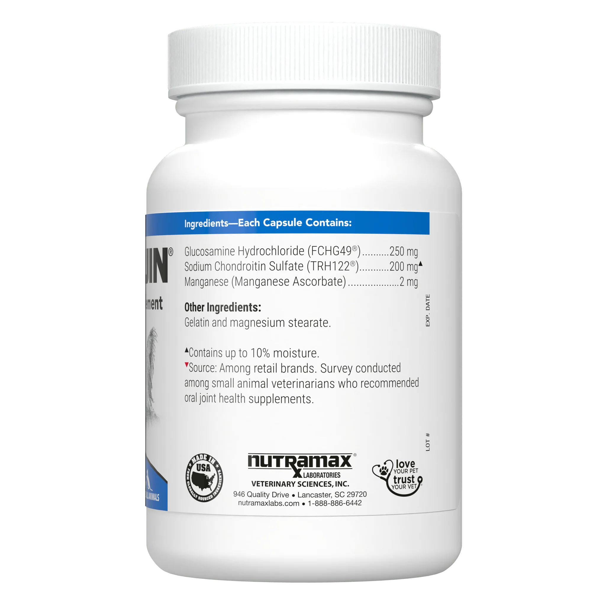 Nutramax Cosequin Regular Strength Joint Health Supplement for Cats and Small Dogs, With Glucosamine and Chondroitin - Image 2