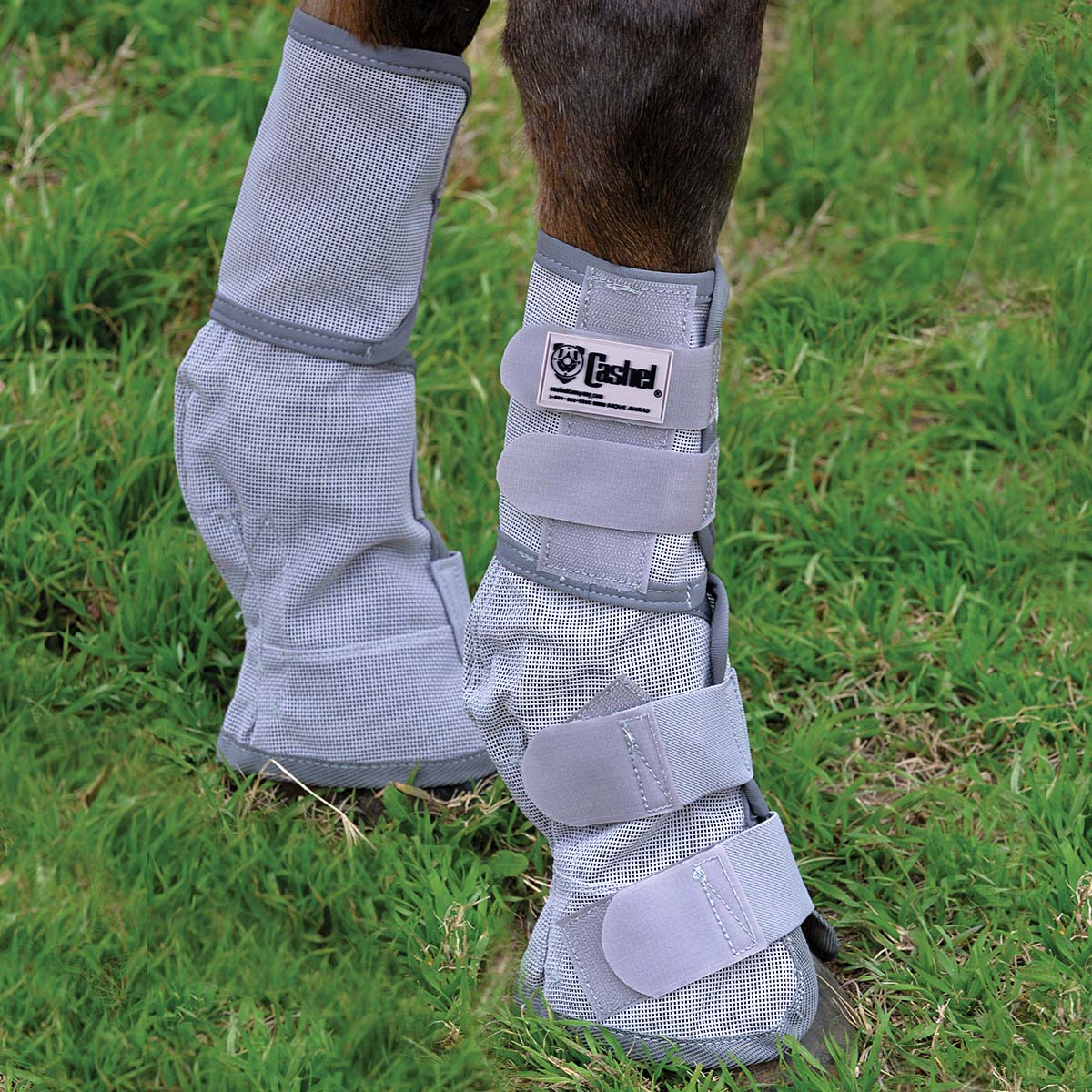 Cashel Crusader Horse Fly Boots Contoured Fit Leg Guards, Set of 2 - Image 2