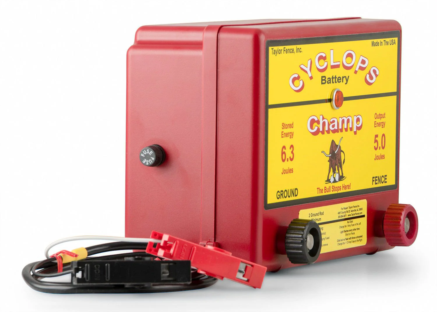 Cyclops Champ 5 Joule DC/Battery Fence Charger - Image 4