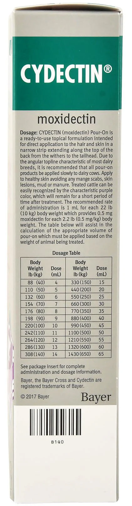 Cydectin Pour-On Cattle Wormer & Applicator Gun, Moxidectin Dewormer for Beef & Dairy, Long-Lasting Parasite Control - Image 3
