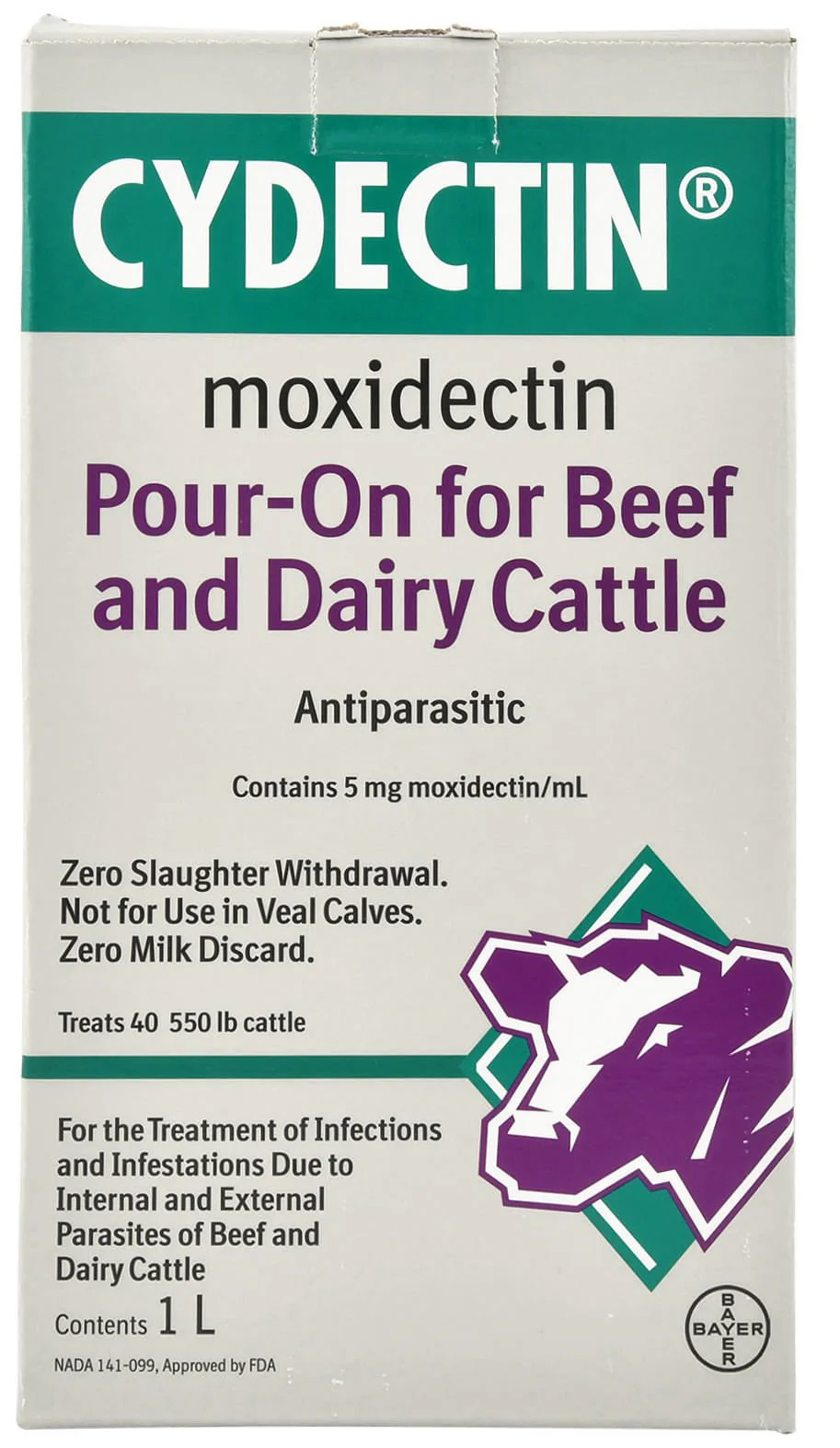Cydectin Pour-On Cattle Wormer & Applicator Gun, Moxidectin Dewormer for Beef & Dairy, Long-Lasting Parasite Control - Image 6
