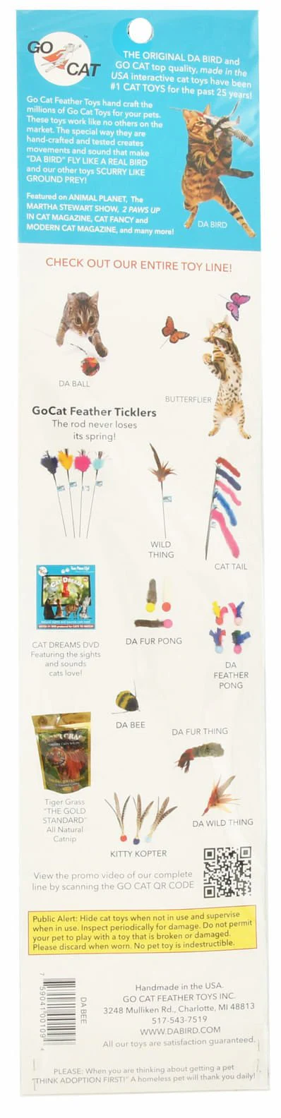 Go Cat Da Bee Cat Wand Toy & Replacement Parts - Image 4
