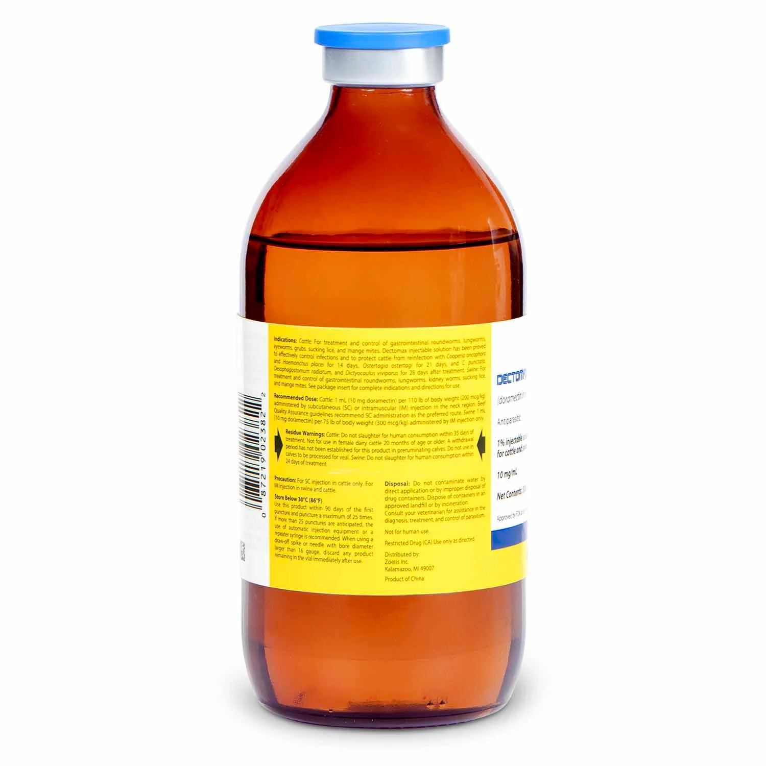 Dectomax 1% Injectable Wormer for Cattle & Swine (Applicator Syringe Sold Separately) - Image 4
