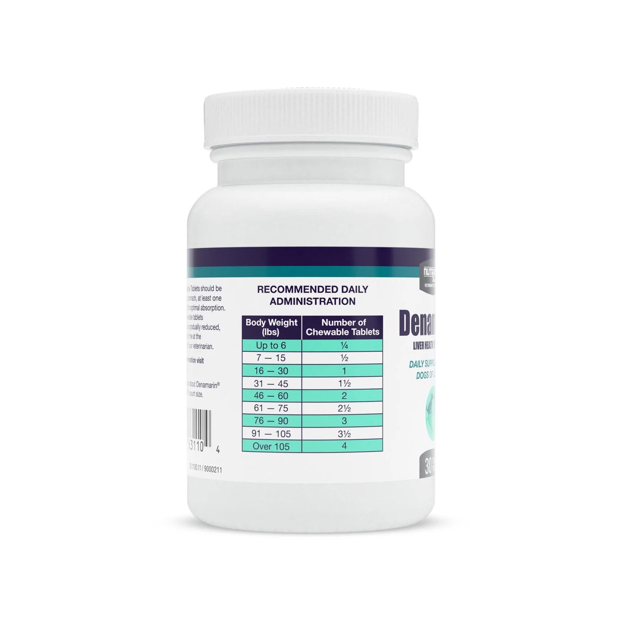 Nutramax Denamarin Liver Health Supplement for Dogs, Chewable Tablets - Image 2