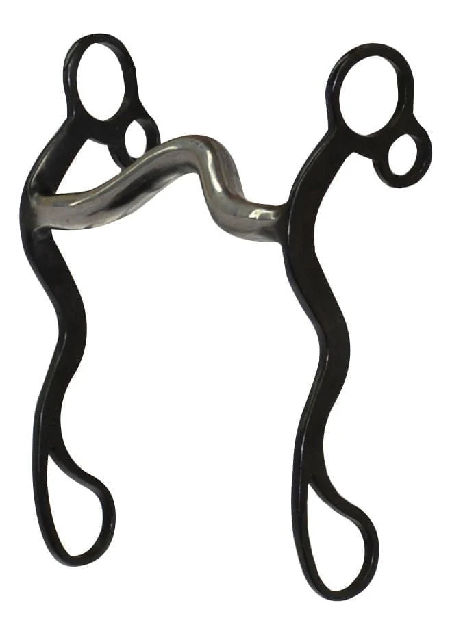 Diamond R Medium Port Cowboy Shank Bit