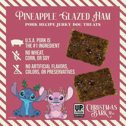 Disney Christmas Bark Jerky Dog Treats, 5 oz  Roast Beef, Turkey & Pineapple Flavors, Grain-Free, Healthy Soft Holiday Treats, Made in USA - Image 11