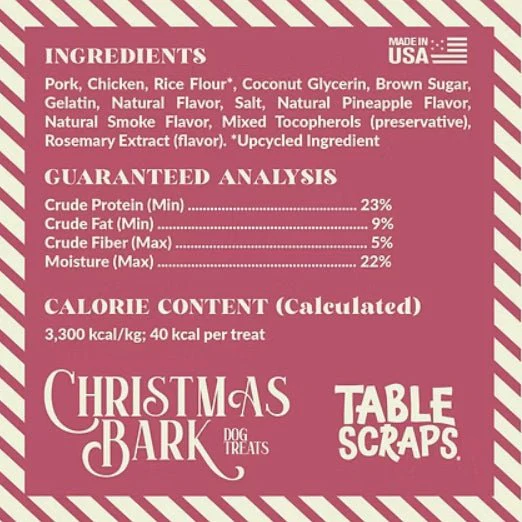 Disney Christmas Bark Jerky Dog Treats, 5 oz  Roast Beef, Turkey & Pineapple Flavors, Grain-Free, Healthy Soft Holiday Treats, Made in USA - Image 12