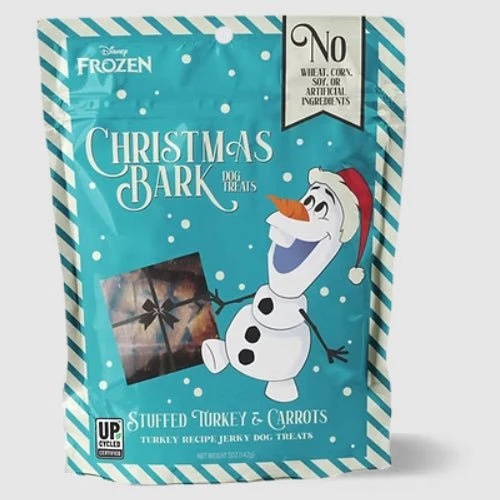 Disney Christmas Bark Jerky Dog Treats, 5 oz  Roast Beef, Turkey & Pineapple Flavors, Grain-Free, Healthy Soft Holiday Treats, Made in USA - Image 5