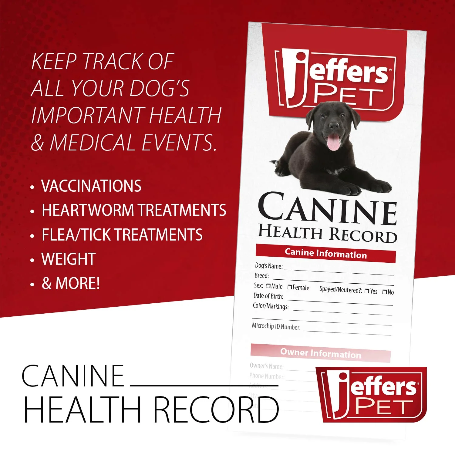 Jeffers Dog Health Record - Image 3