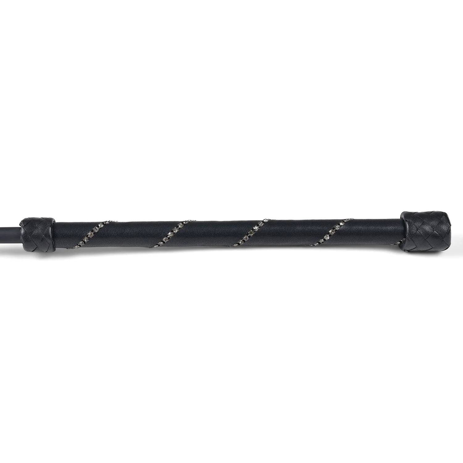 Dublin Carbon English Riding Crop, 25.5", Black - Image 3