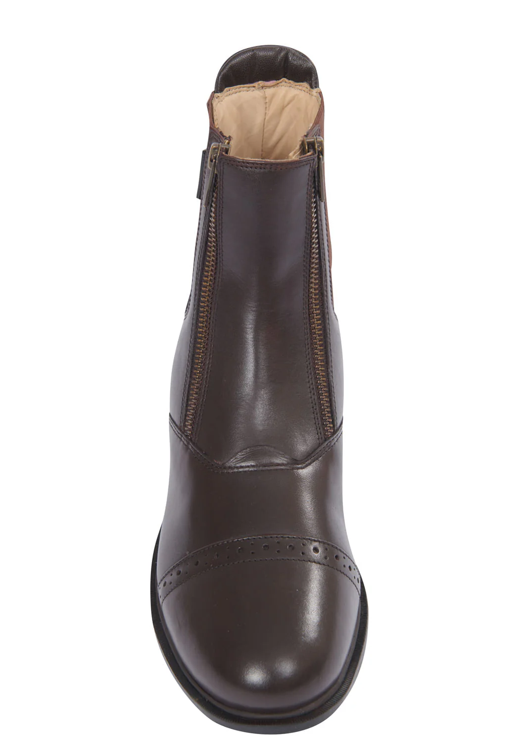 Dublin Evolution Double Zip Front Paddock Boots, Brown - Image 32