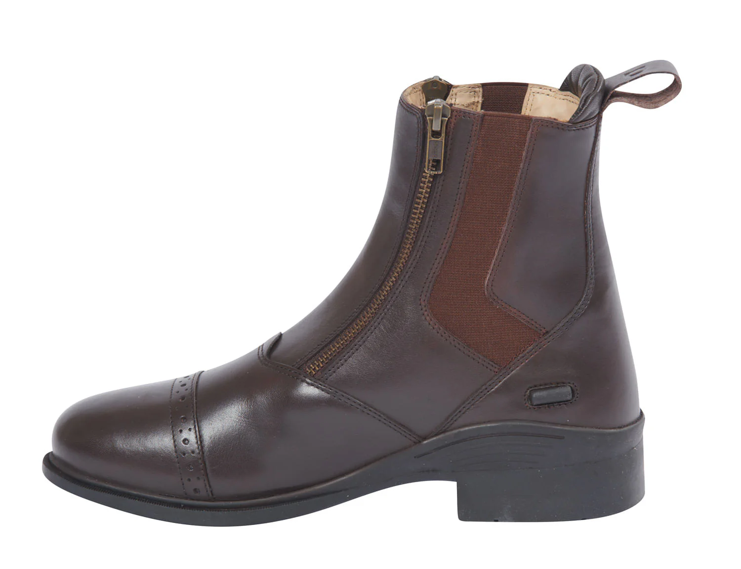Dublin Evolution Double Zip Front Paddock Boots, Brown - Image 48