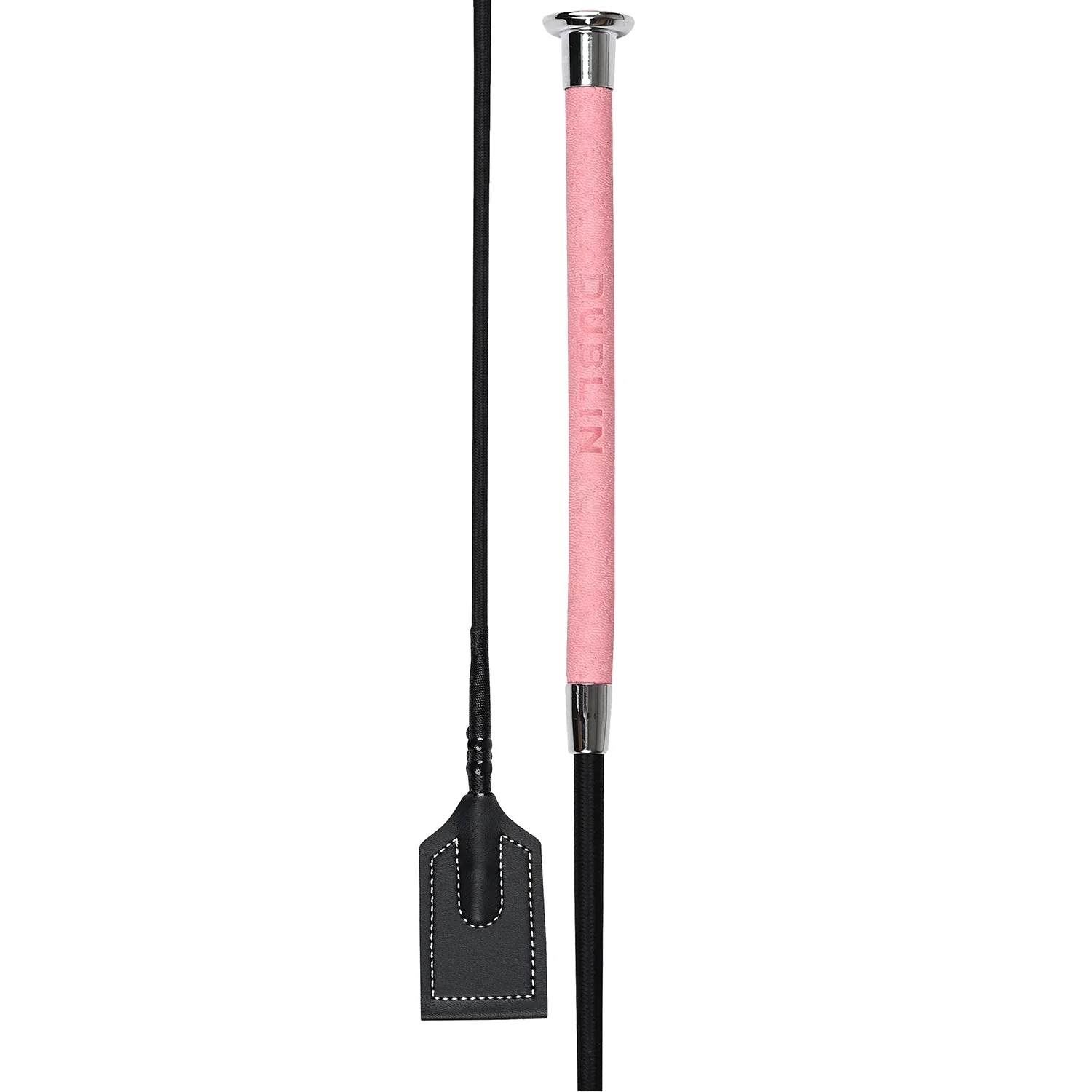 Dublin Fancy Stitch Leather English Riding Crop - Image 4