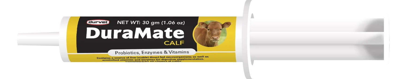 DuraMate Calf with Probiotics, Enzymes & Vitamins, 30 gm