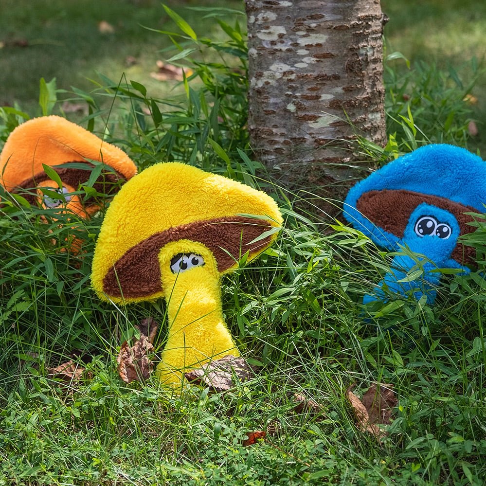 Duraplush Mushroom Dog Toy, Assorted Colors - Image 5