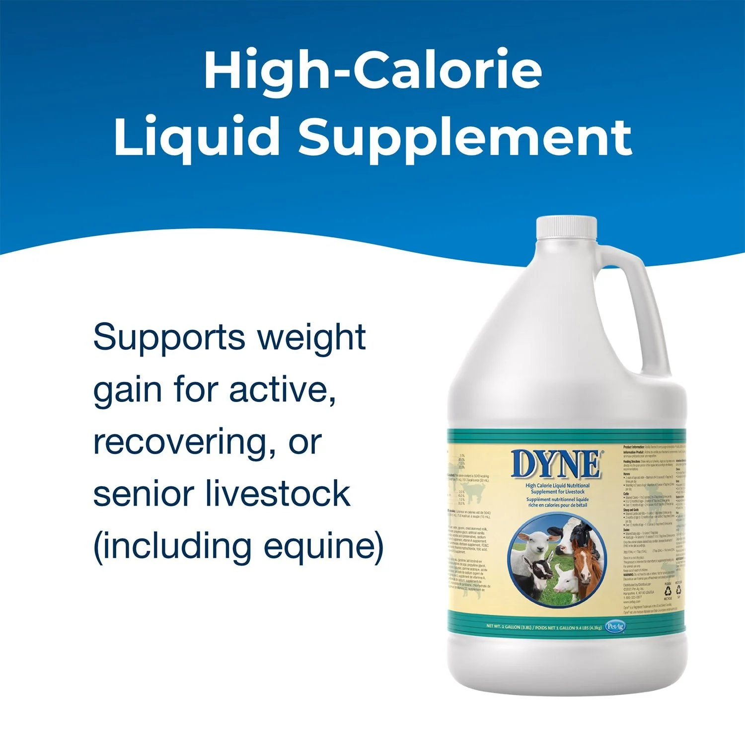 PetAg Dyne High Calorie Liquid Nutritional Supplement for Livestock - Image 7
