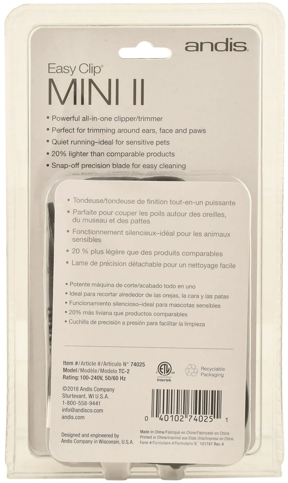 Easy Clip Mini II Pet Clipper/Trimmer - Image 4
