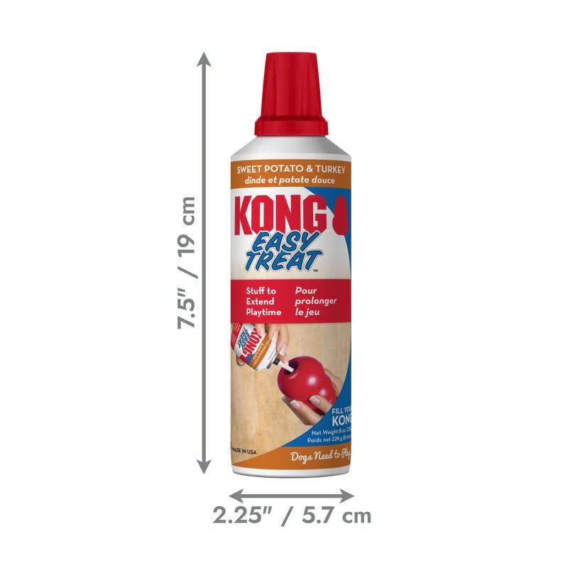 KONG Holiday Easy Treat® Turkey & Sweet Potato – Stuffable Dog Treat, Low-Calorie, Perfect for KONG Toys - Image 6