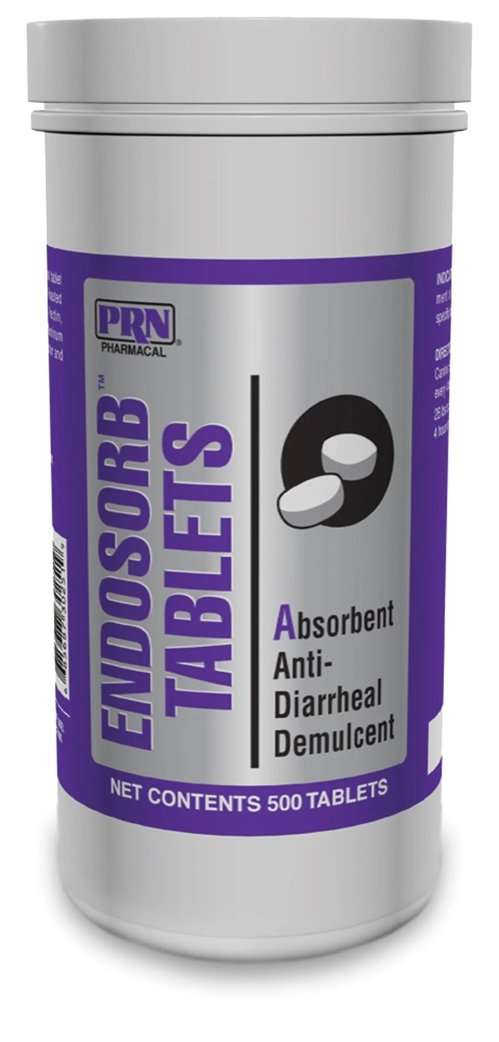 Endosorb Tablets, 500 ct - Diarrhea Relief for Pets