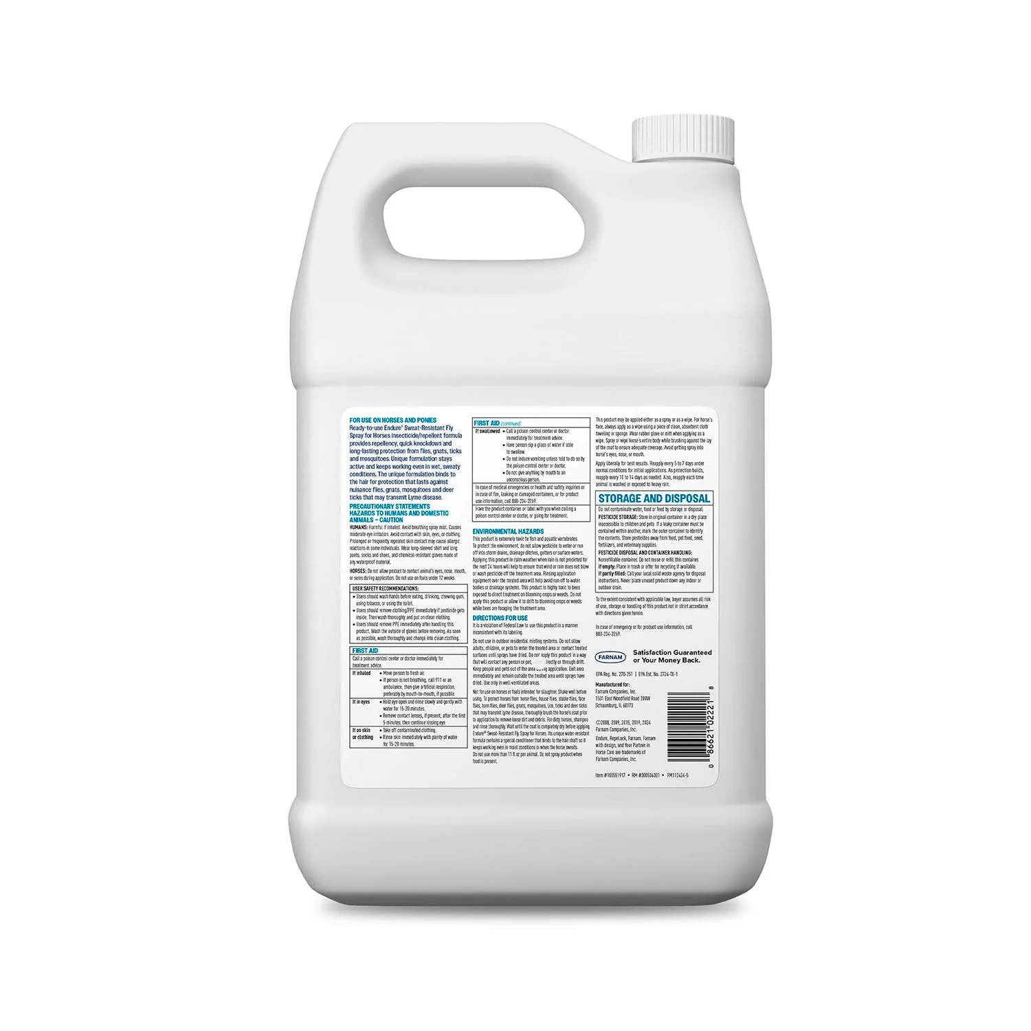 Farnam Endure Sweat-Resistant Fly Control Spray for Horses - Image 10