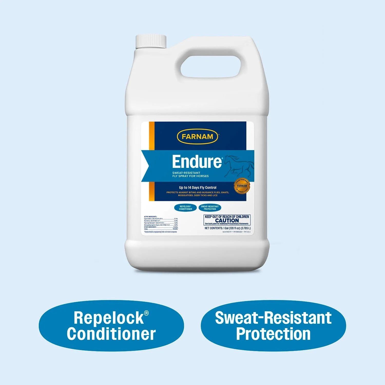 Farnam Endure Sweat-Resistant Fly Control Spray for Horses - Image 12