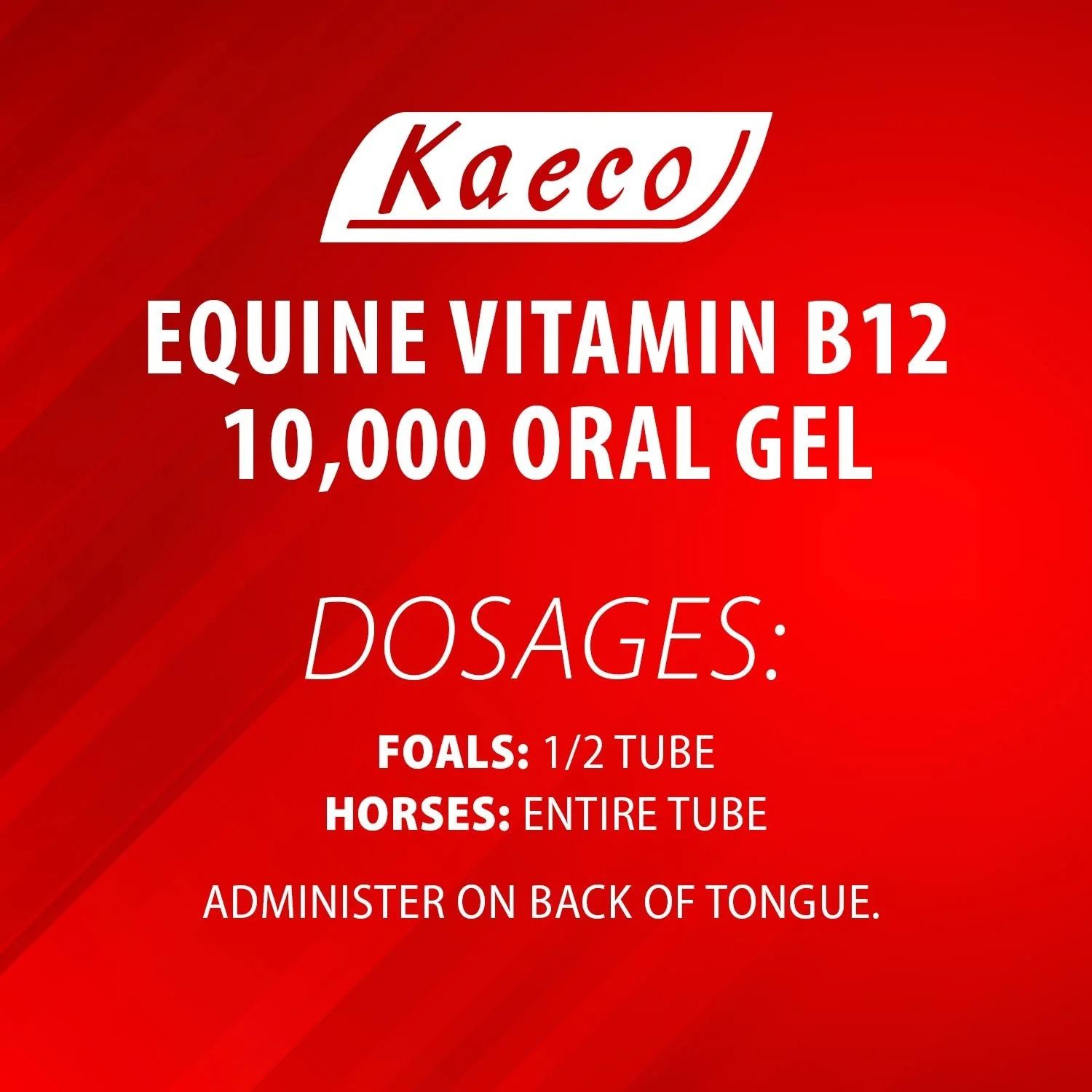 Equine Vitamin B12 Gel, 15 mL (3 Dose) Tube - Image 8